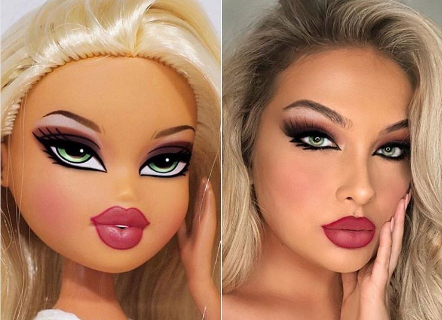 Le Bratz Challenge, la nouvelle tendance Instagram pour se maquiller comme les poupées Bratz | So Busy Girls