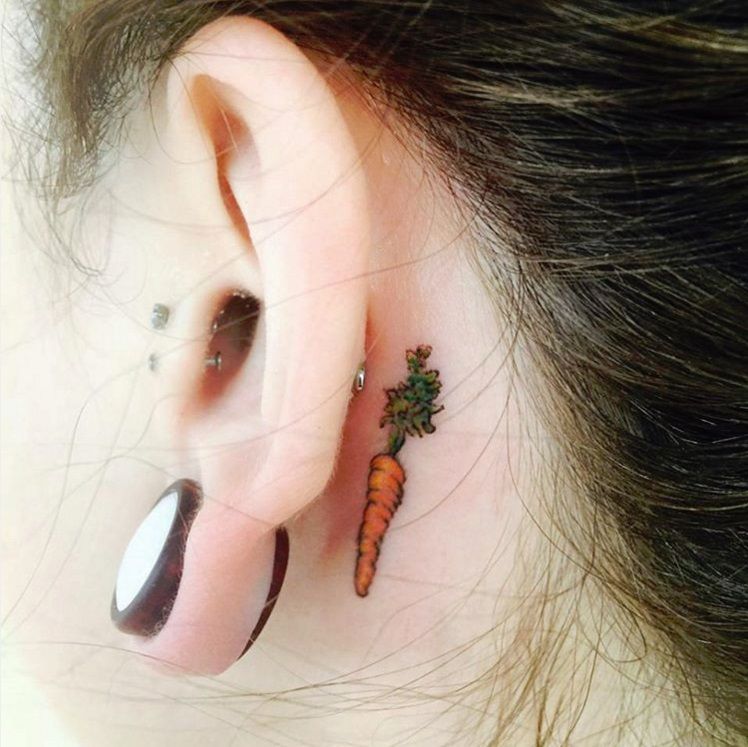 26 idées de tatouages derrière l'oreille | So Busy Girls
