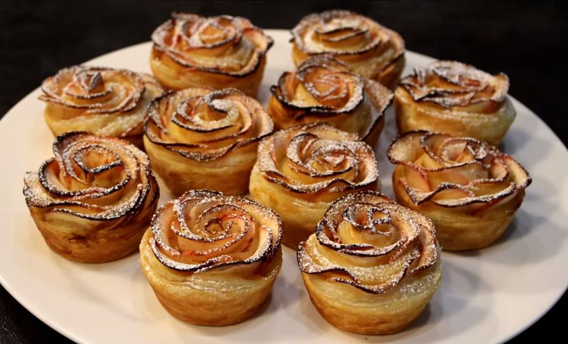 La recette de roses feuilletées aux pommes pour un dessert joli et gourmand | So Busy Girls