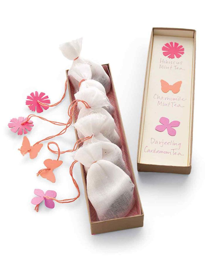 De jolis sachets de thé et une boîte cadeau très mignonne | So Busy Girls