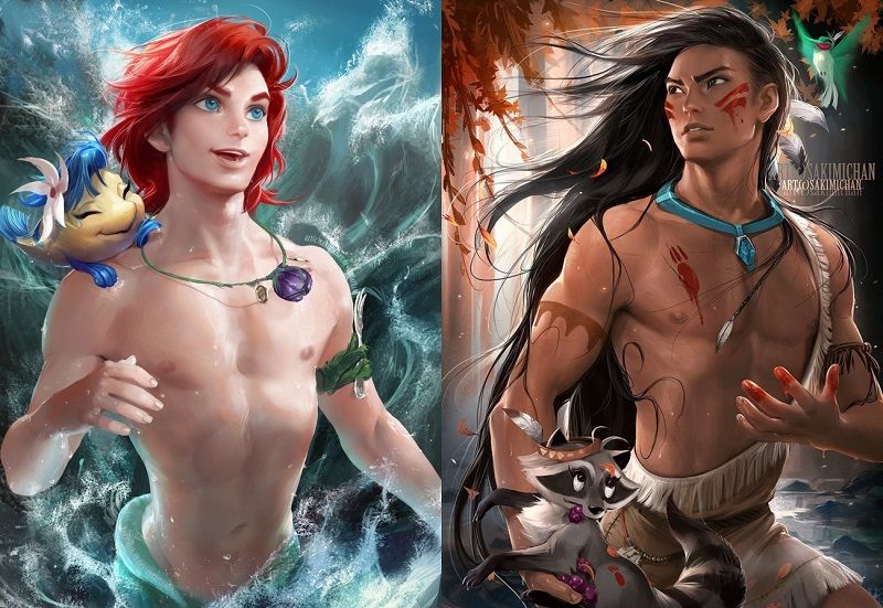 A quoi ressembleraient nos Princesses Disney préférées si elles étaient des personnages masculins ? | So Busy Girls