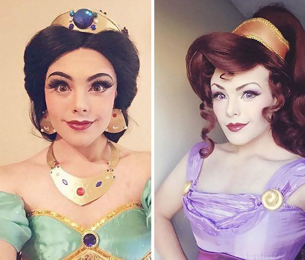 Cet homme se déguise en Princesses Disney et il sait tellement bien se maquiller que le résultat est impressionnant ! | So Busy Girls