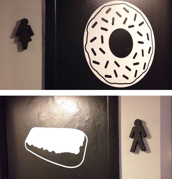 Les 30 signalétiques de toilettes les plus créatives | So Busy Girls