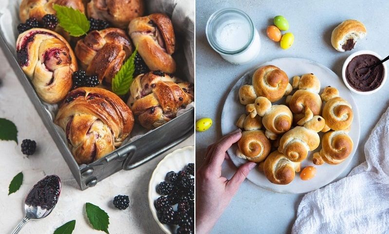 La recette de mini brioches vegan facile à la confiture | So Busy Girls
