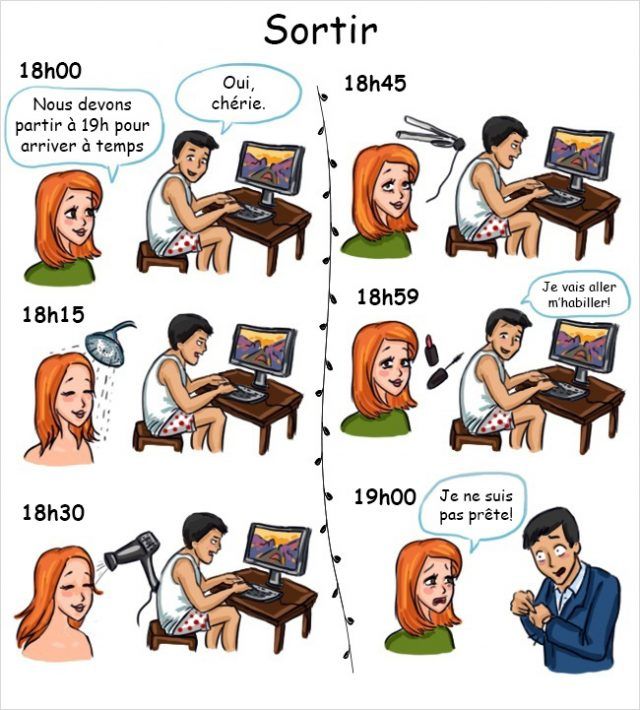 12 différences flagrantes entre les hommes et les femmes | So Busy Girls