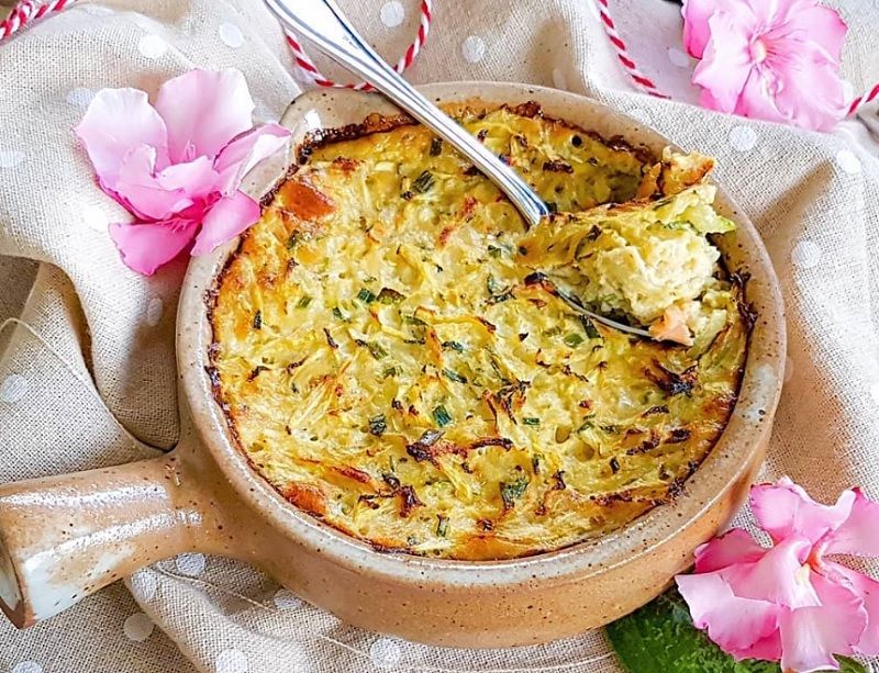 La recette facile du clafoutis de courgettes et saumon fumé | So Busy Girls