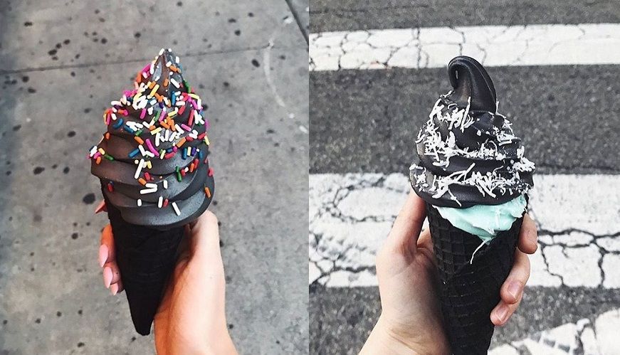 Les glaces noires débarquent, elles sont aussi originales que délicieuses ! | So Busy Girls