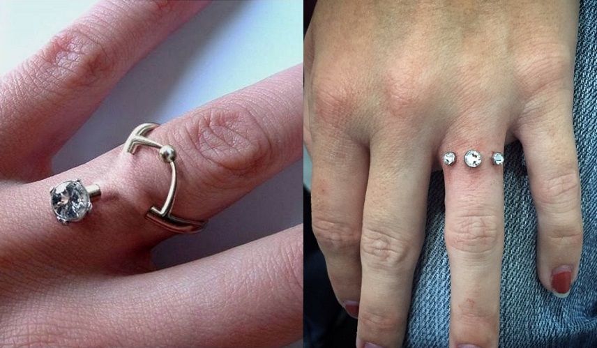 Les piercings de fiançailles, la nouvelle tendance surprenante vue sur Instagram | So Busy Girls