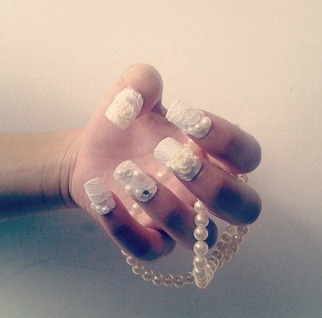 Un nail art de mariage parfait ! | So Busy Girls