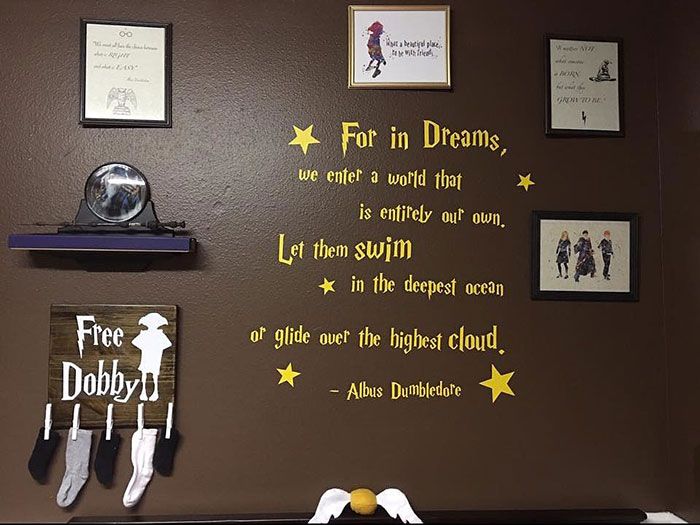Ces parents ont créé une chambre d'enfant Harry Potter pour leur petit sorcier | So Busy Girls