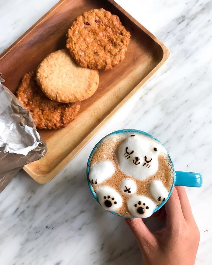 Cette jeune femme crée des cafés latte en 3D tellement mignons qu'on n'oserait pas les boire | So Busy Girls