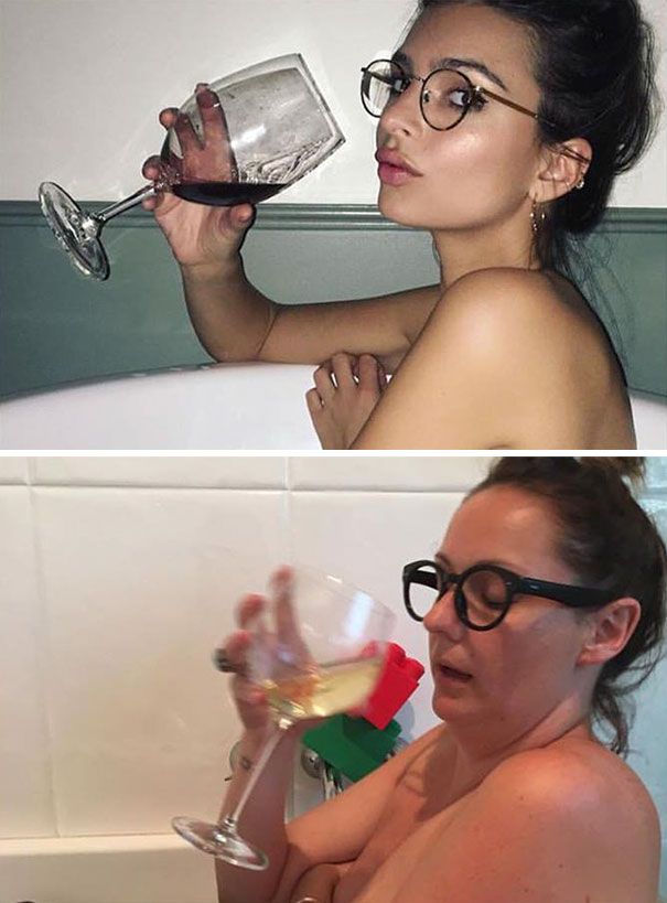 Cette femme reproduit avec beaucoup d'humour les photos Instagram des stars | So Busy Girls