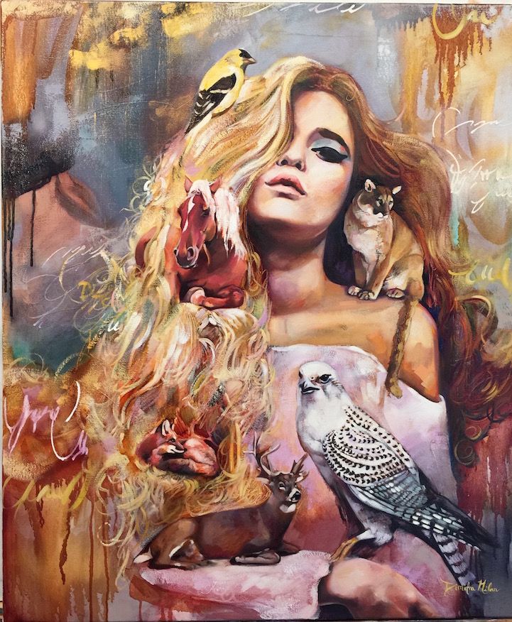 A seulement 16 ans, cette jeune artiste a déjà un talent incroyable et peint des toiles absolument fantastiques ! | So Busy Girls
