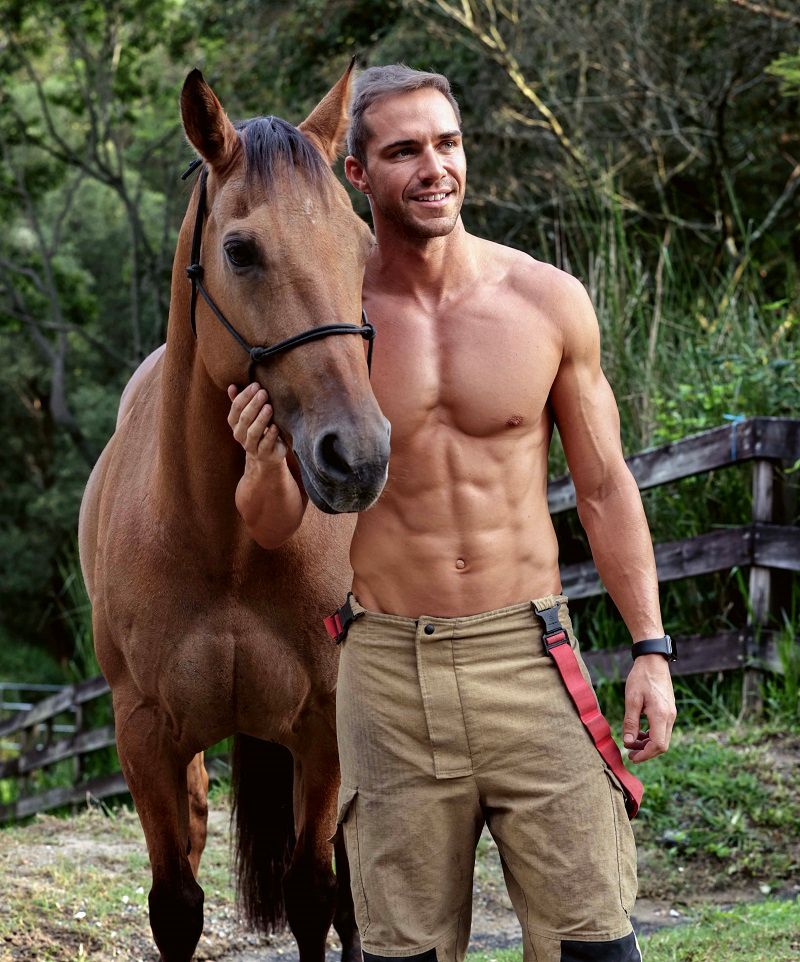 Greig Harris & Dove - Australian Firefighters Calendar - HORSE Calendar
