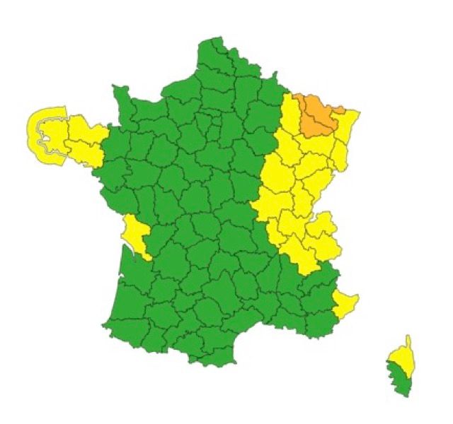 Pluie-inondation : voici les 2 départements placés en vigilance orange ce mardi 9 septembre 2025