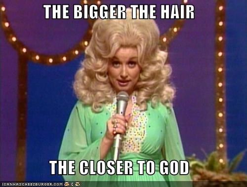 The bigger the hair