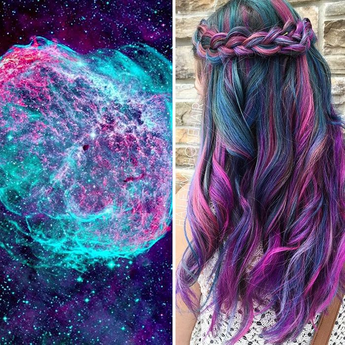 La tendance coiffure Galaxy Hair pour des cheveux aux couleurs de l'espace | So Busy Girls