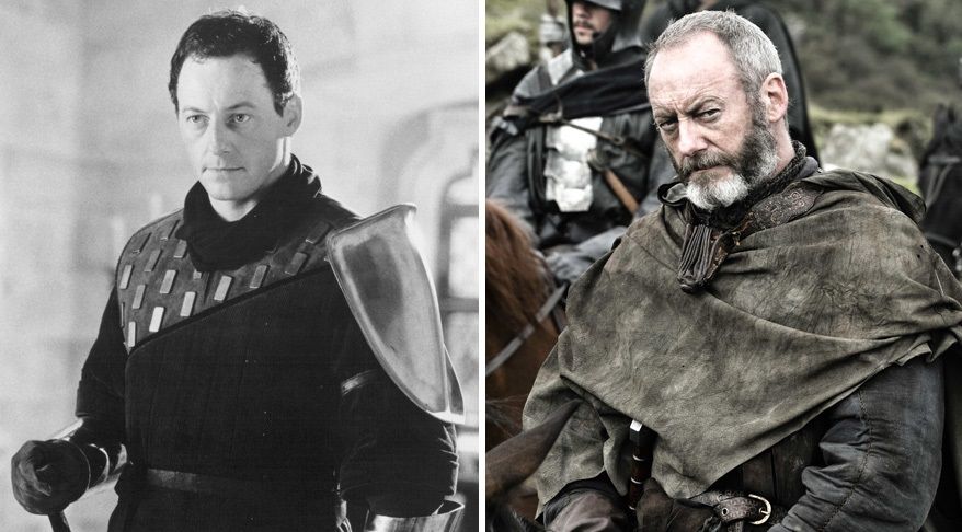 Liam Cunningham en 1995 / dans le rôle de Davos Mervault dans Game Of Thrones | So Busy Girls