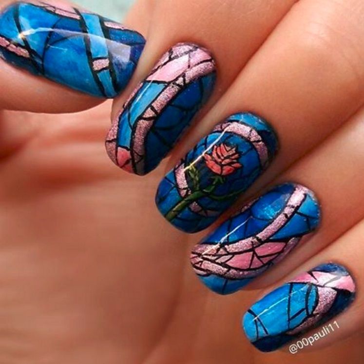 14 idées de nail arts La Belle et La Bête | So Busy Girls