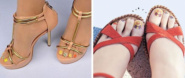 Les collants avec des orteils pré-vernis : oui oui, c'est la dernière tendance au Japon ! | So Busy Girls