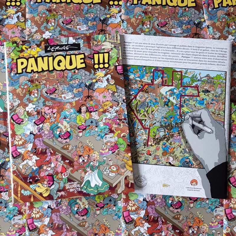 Pourquoi vous devriez offrir le livre d'activités "Panique !!!" de LeRouge à 4€ (et des livres tout court) à vos enfants pour Noël | So Busy Girls