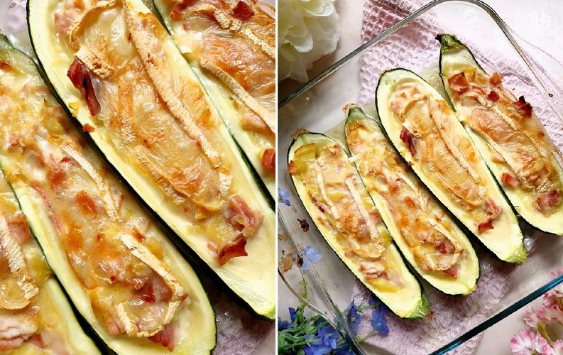 La recette des courgettes farcies au jambon et au reblochon | So Busy Girls