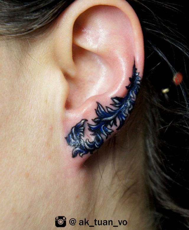 11 tatouages hélix qui vous donneront envie d'un tatouage sur l'oreille | So Busy Girls