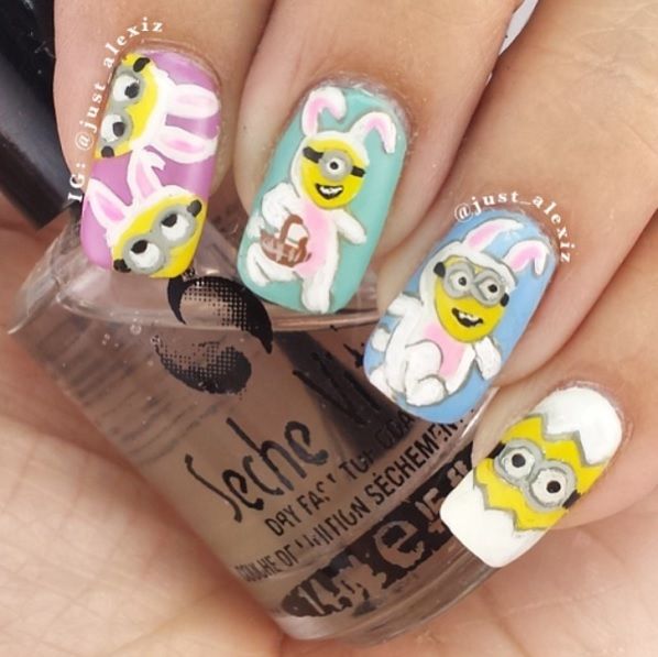 21 nail arts Minions trop mignons ! | So Busy Girls