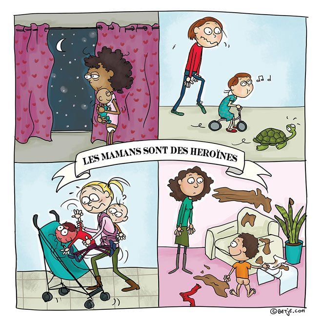 12 illustrations amusantes qui résument la vie de TOUTES les mamans ! | So Busy Girls