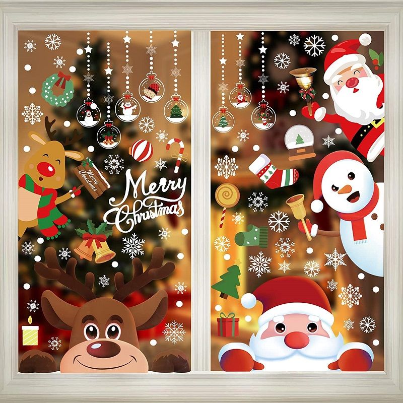 autocollants-noel-pour-fenetre-pas-cher
