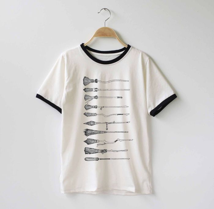 Un t-shirt manches à balai Harry Potter | So Busy Girls