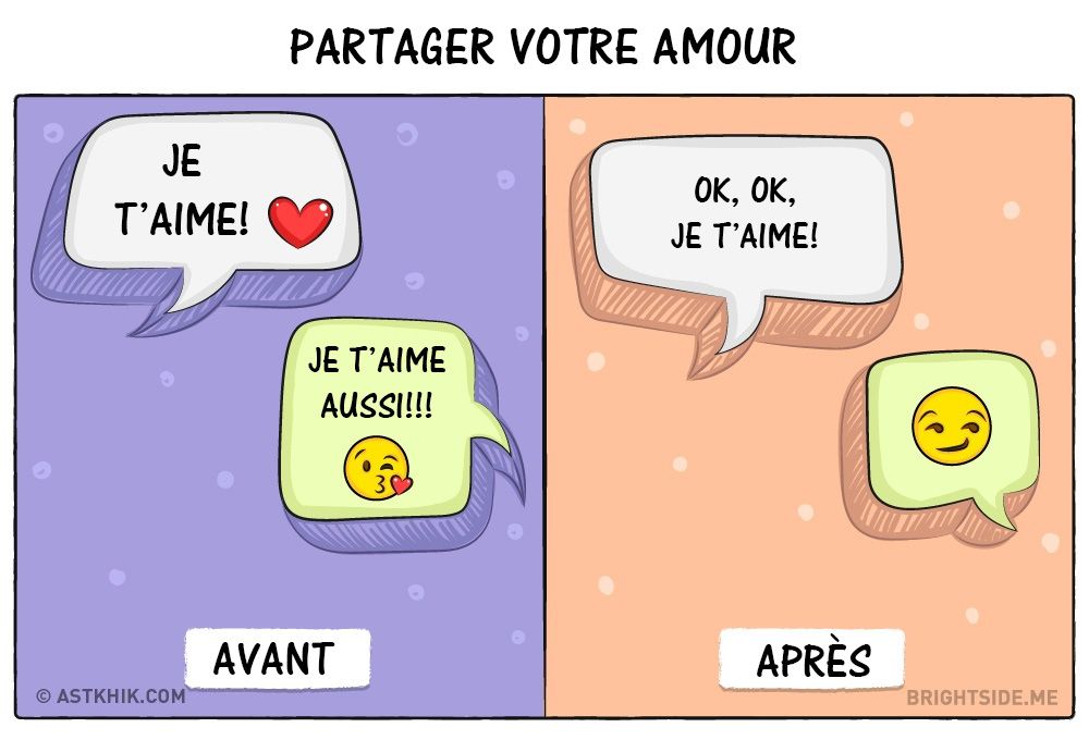 9 illustrations qui résument parfaitement votre vie avant et après le mariage | So Busy Girls