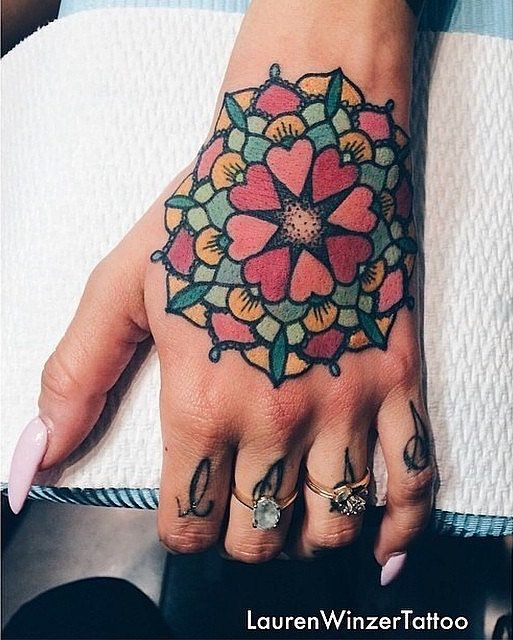 Un grand tatouage coeur sur la main | So Busy Girls
