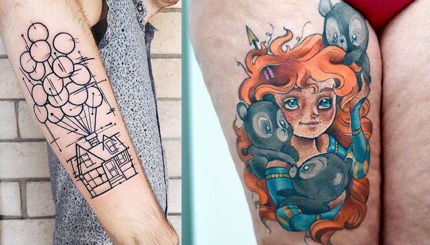 18 tatouages inspirés des dessins animés Pixar | So Busy Girls