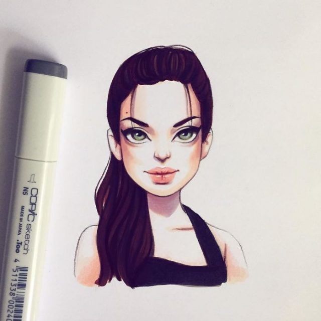 Découvrez comment ces célébrités ont été transformées en personnages de dessins animés | So Busy Girls