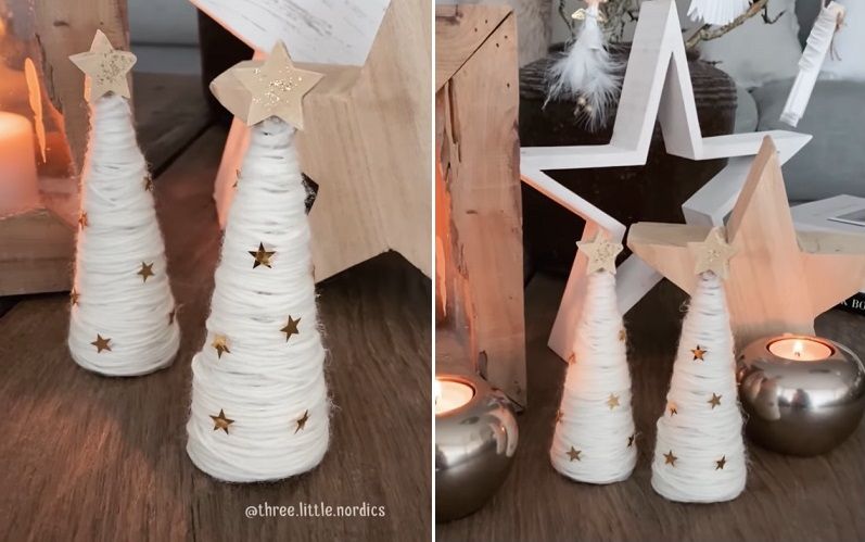 DIY : le tuto déco super facile pour faire de jolis petits sapins de Noël ! | So Busy Girls