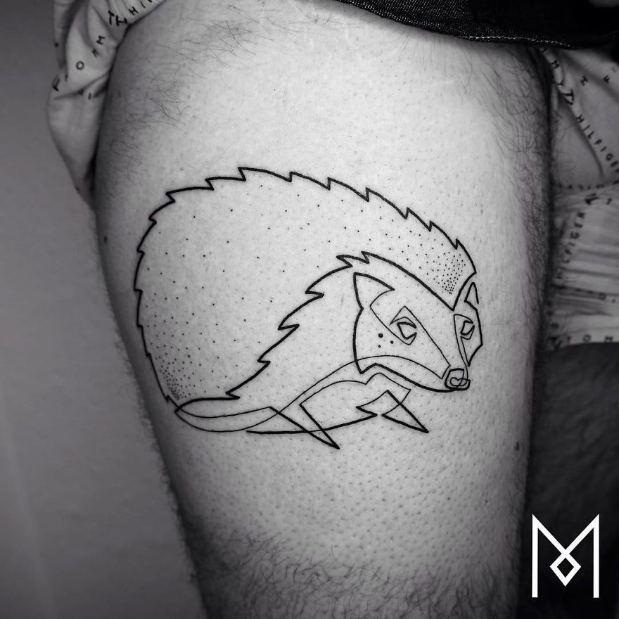 Des tatouages minimalistes réalisés avec un seul trait d'encre | So Busy Girls