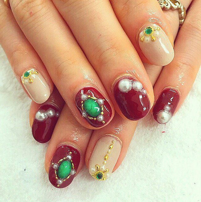 Nail art inspiration pierres précieuses | So Busy Girls