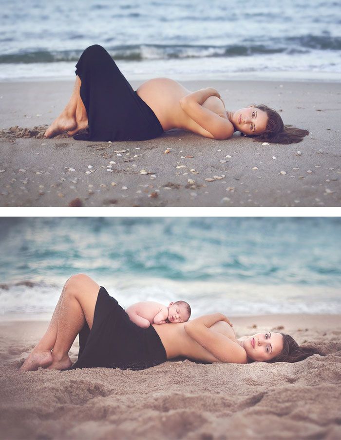 20 photos de mamans avant et après leur grossesse | So Busy Girls