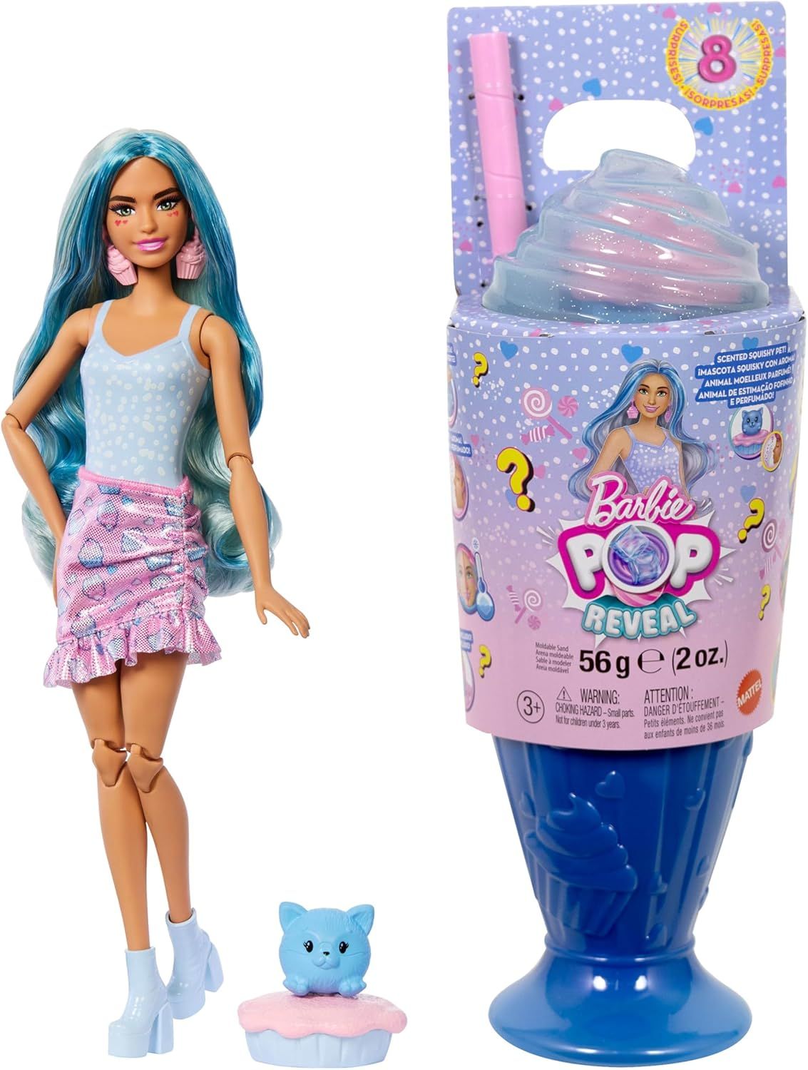 Barbie Pop Reveal : 8 surprises et un look magique qui change selon la température