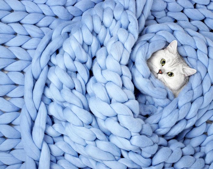 Vous pouvez fabriquer cette couverture douce et confortable en seulement 4 heures ! | So Busy Girls