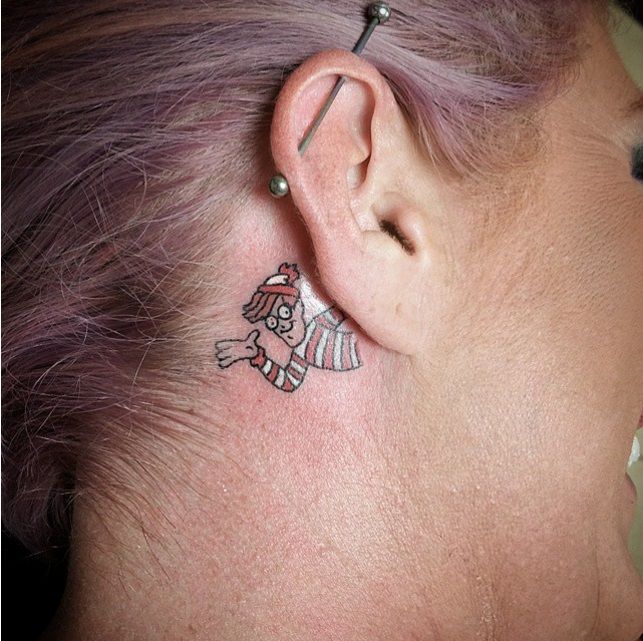 26 idées de tatouages derrière l'oreille | So Busy Girls