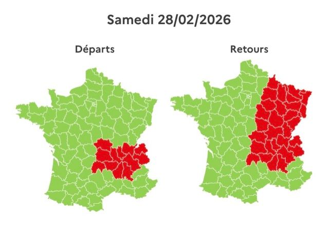 Bison futé voit rouge : les routes à éviter absolument ce week-end de chassé-croisé