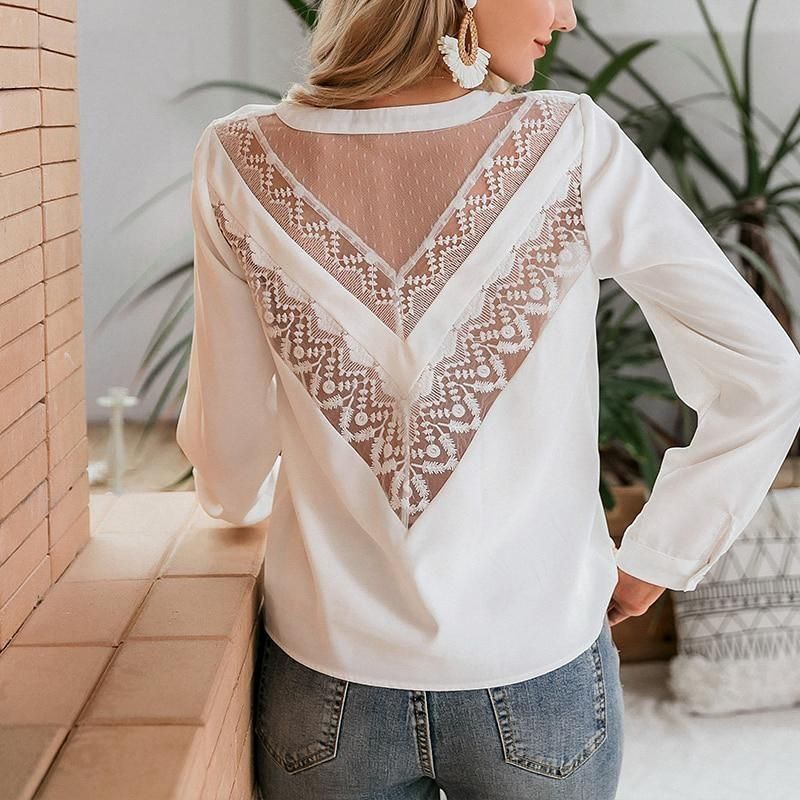 blouse-blanche-dentelle