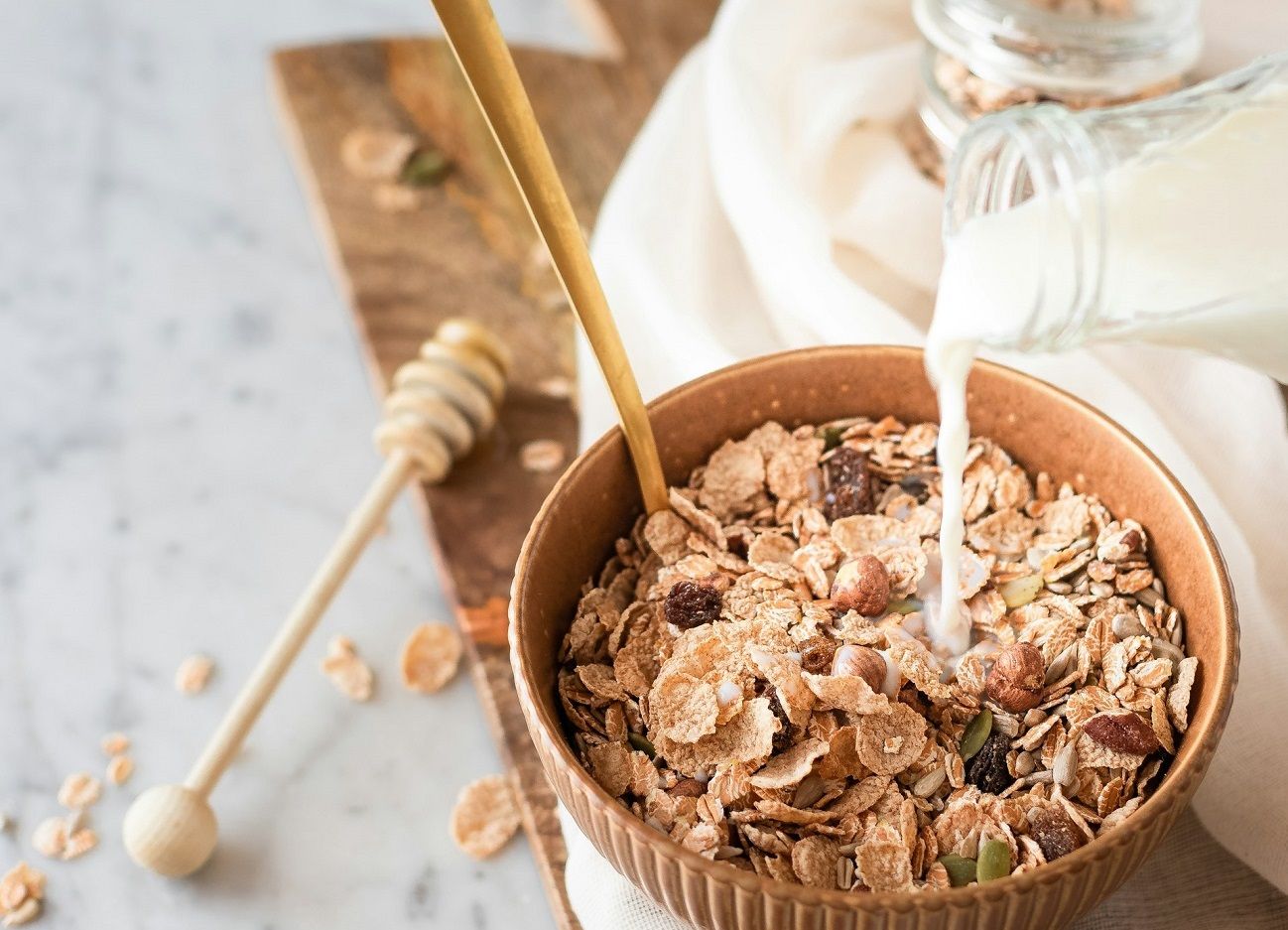 Pourquoi boire du lait &eacute;cr&eacute;m&eacute; au petit-d&eacute;jeuner