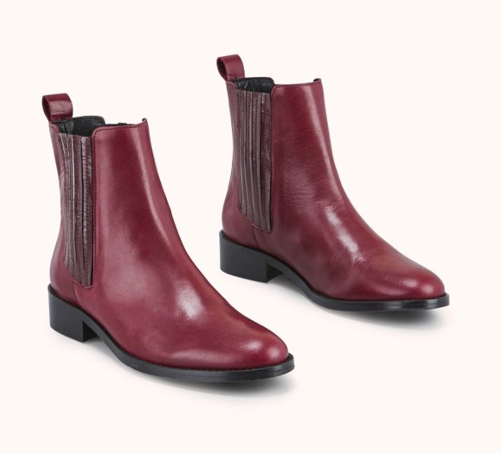 bottines-bordeaux