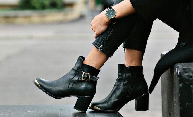 bottines-noires-cuir-femme