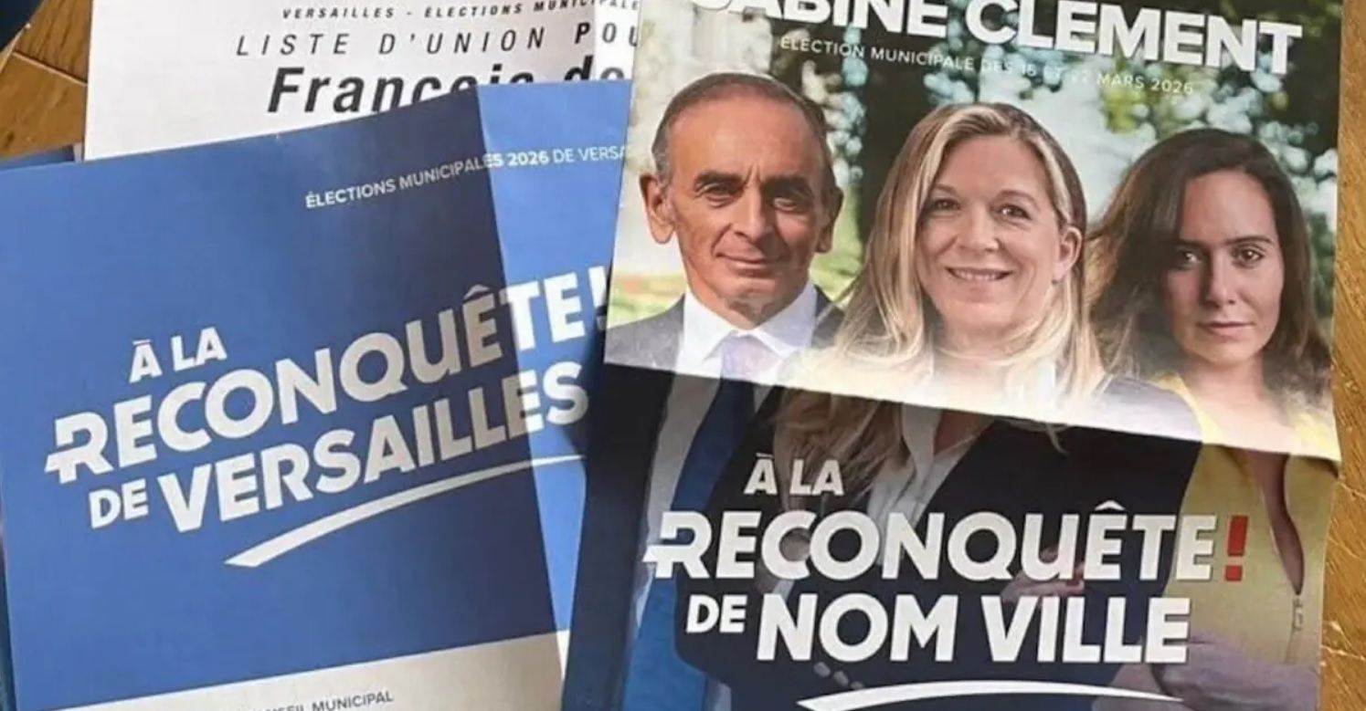 Nom Ville sur ses tracts : la boulette qui embarrasse Reconquête à Versailles