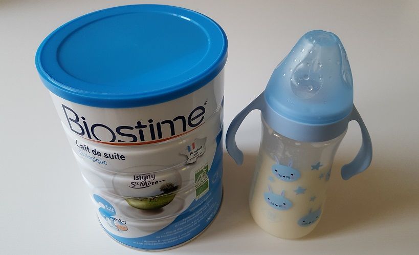 J’ai testé (ou plutôt mon bébé a testé) pour vous le lait de suite biologique Biostime 2ème âge | So Busy Girls