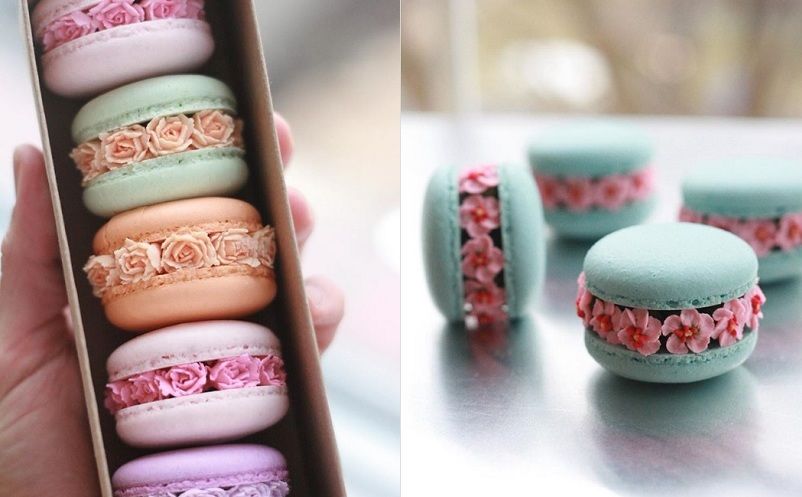 Ces sublimes macarons fleuris sont tellement jolis que vous n'oserez pas les manger | So Busy Girls